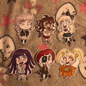 Danganronpa 2 Girls 3” Stickers