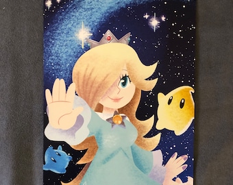 Galaxy Princess 5”x7” mini art print