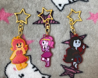 Adventure Time Royalty 2” single-sided keychains