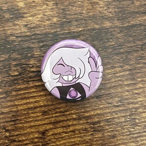 Steven Universe 32mm button badges Amethyst