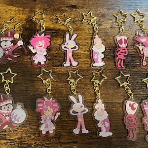 Digital Circus 2.5" double-sided charms