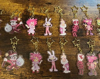 Digital Circus 2.5" double-sided charms