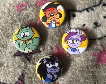 RETIRING Were-Animal OK KO 32mm button badges