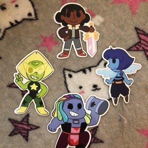 Steven Universe Crystal Gem B team stickers