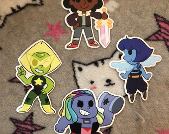 Steven Universe Crystal Gem B team stickers