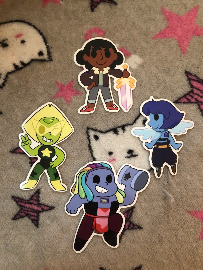 Steven Universe Crystal Gem B Team Stickers - Etsy
