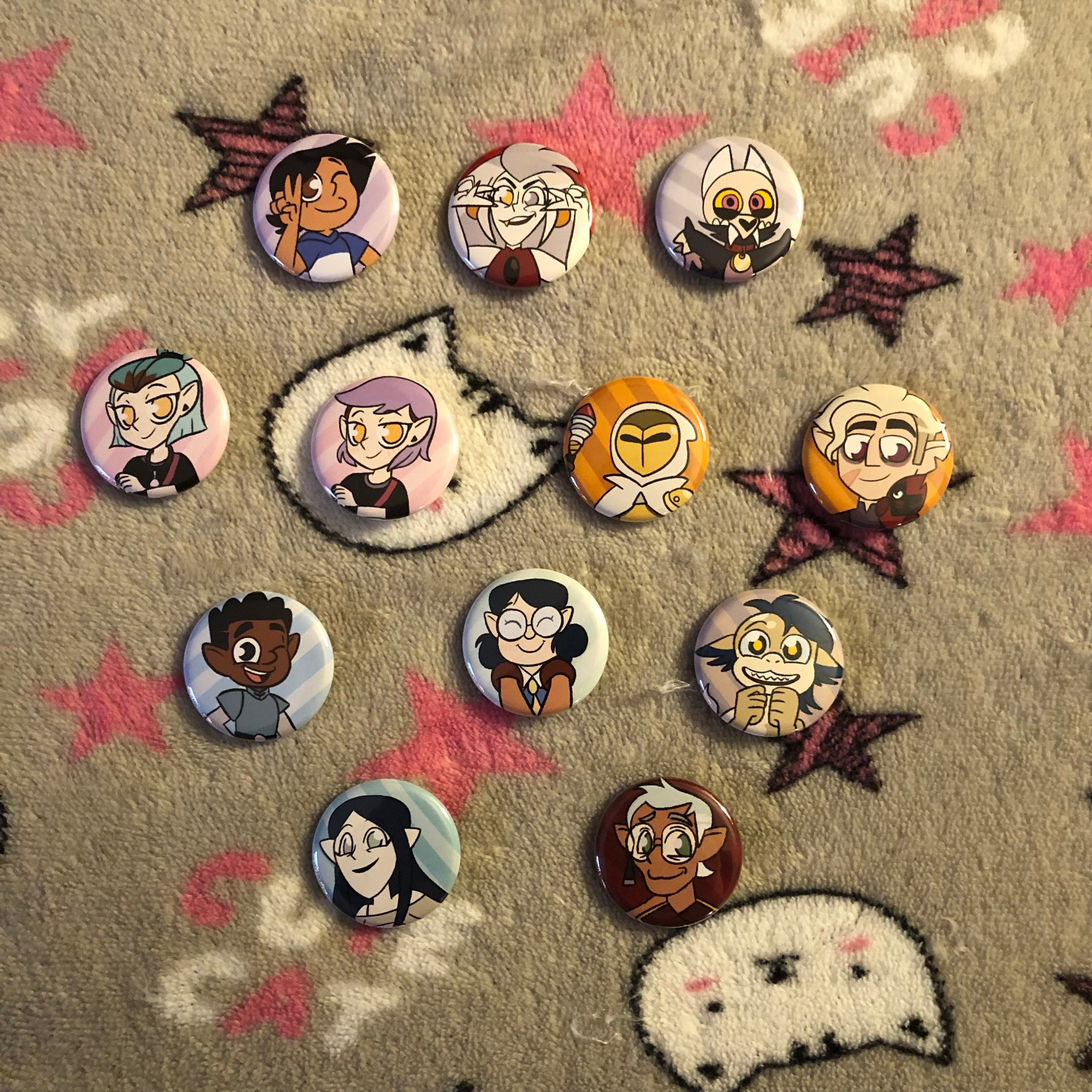 The Owl House Button Badges - Etsy