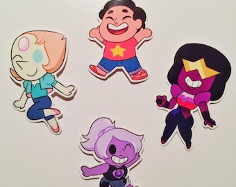 Steven Universe Crystal Gems Stickers