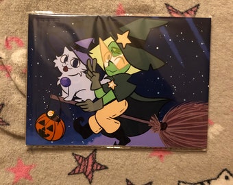 Peridot and Amethyst 5”x7” mini print