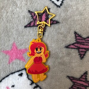 Adventure Time Royalty 2 single-sided keychains Flame Princess