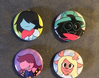 Deltarune 1.25 in (32mm) button badges