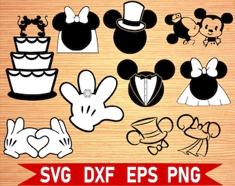 Download Disney wedding svg | Etsy