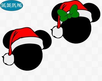 Download Mickey christmas svg | Etsy