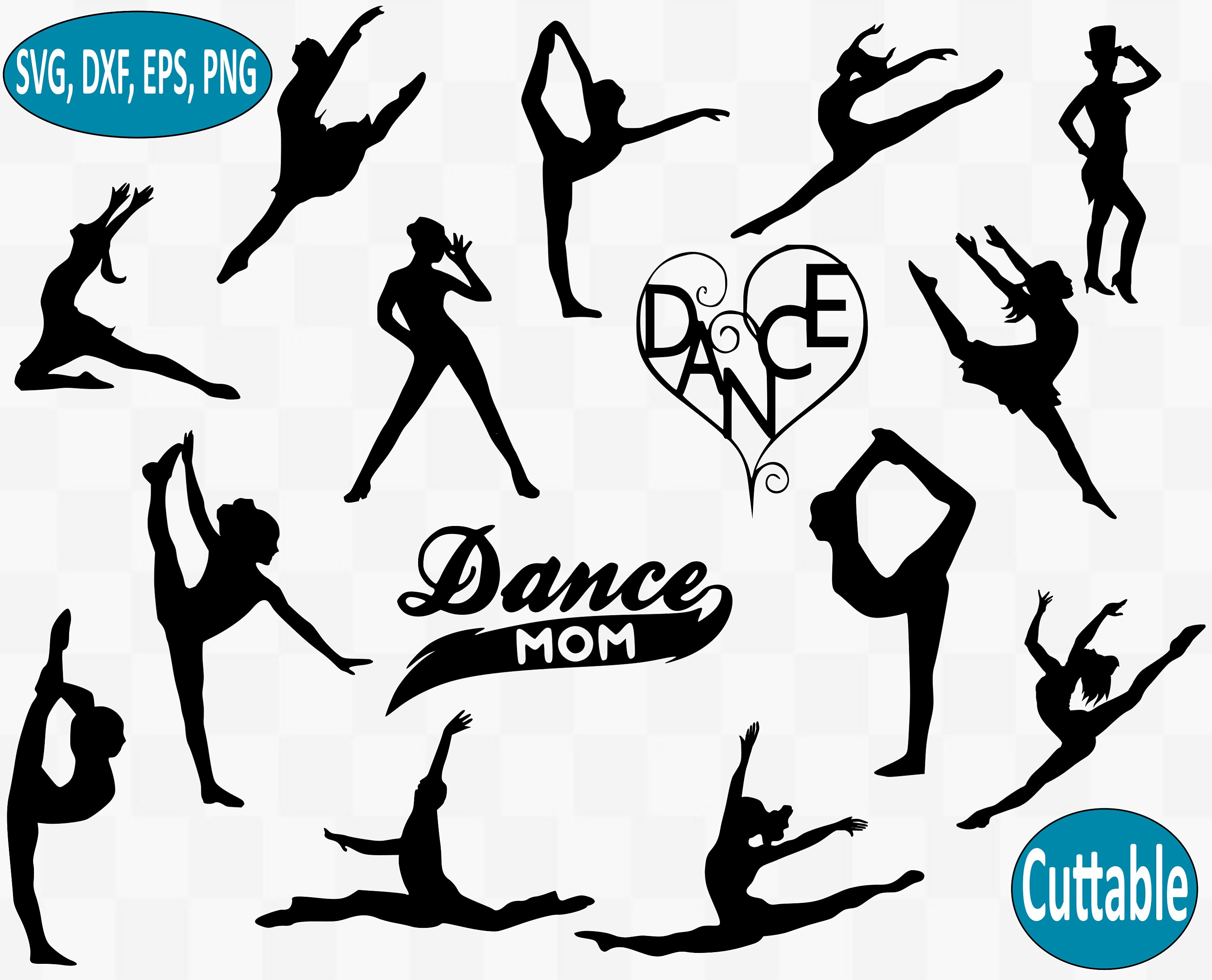 Download Dance SVG Bundle Dance mom svg Dance silhouette svg tap | Etsy