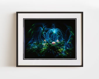 Water Lily | 12.8x16 Double Matted & Framed Paper - Etsy