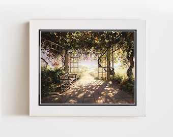 Il giardino / Carta doppia opaca 8x10