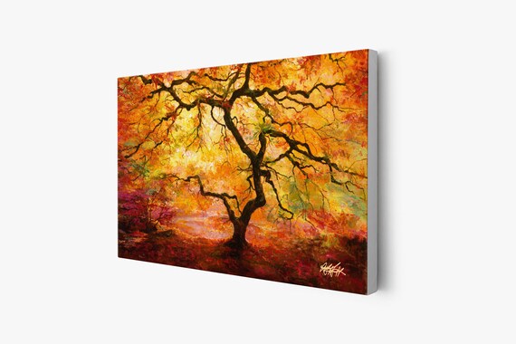 蛍光 | 20 x 30 インチ 限定版キャンバスプリント - Etsy 日本