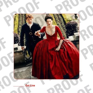 Robe rouge outlander Etsy France