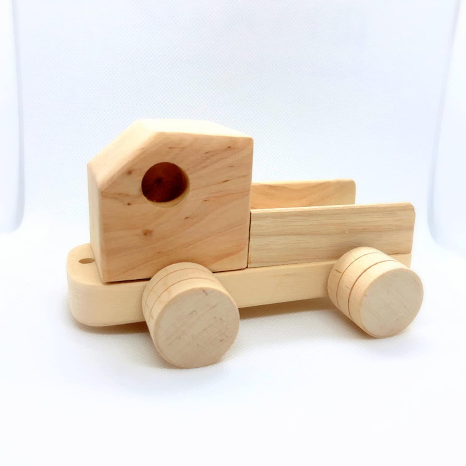 Wooden CAR Toy With Rotating Wheels CAR Organic Wooden Toy Etsy