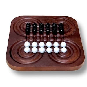 Juego de mesa Surakarta, juego de estrategia, juego de mesa de madera de estrategia, juego de mesa, juego de mesa familiar, juego para niños, juguete educativo, juguete de madera