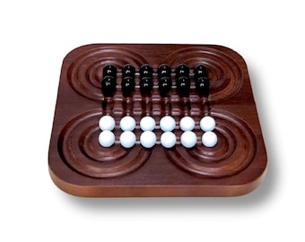 Surakarta table game, strategy game, strategy wood board game, Board game table, family board game, game for kids, Educational Toy, Wood toy