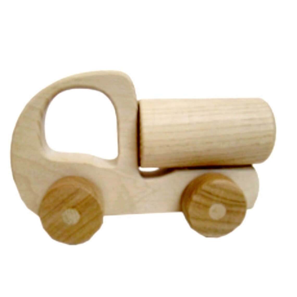 Wooden Tanker Car Toy Truck Car With Rotating Wheels Organic - Etsy