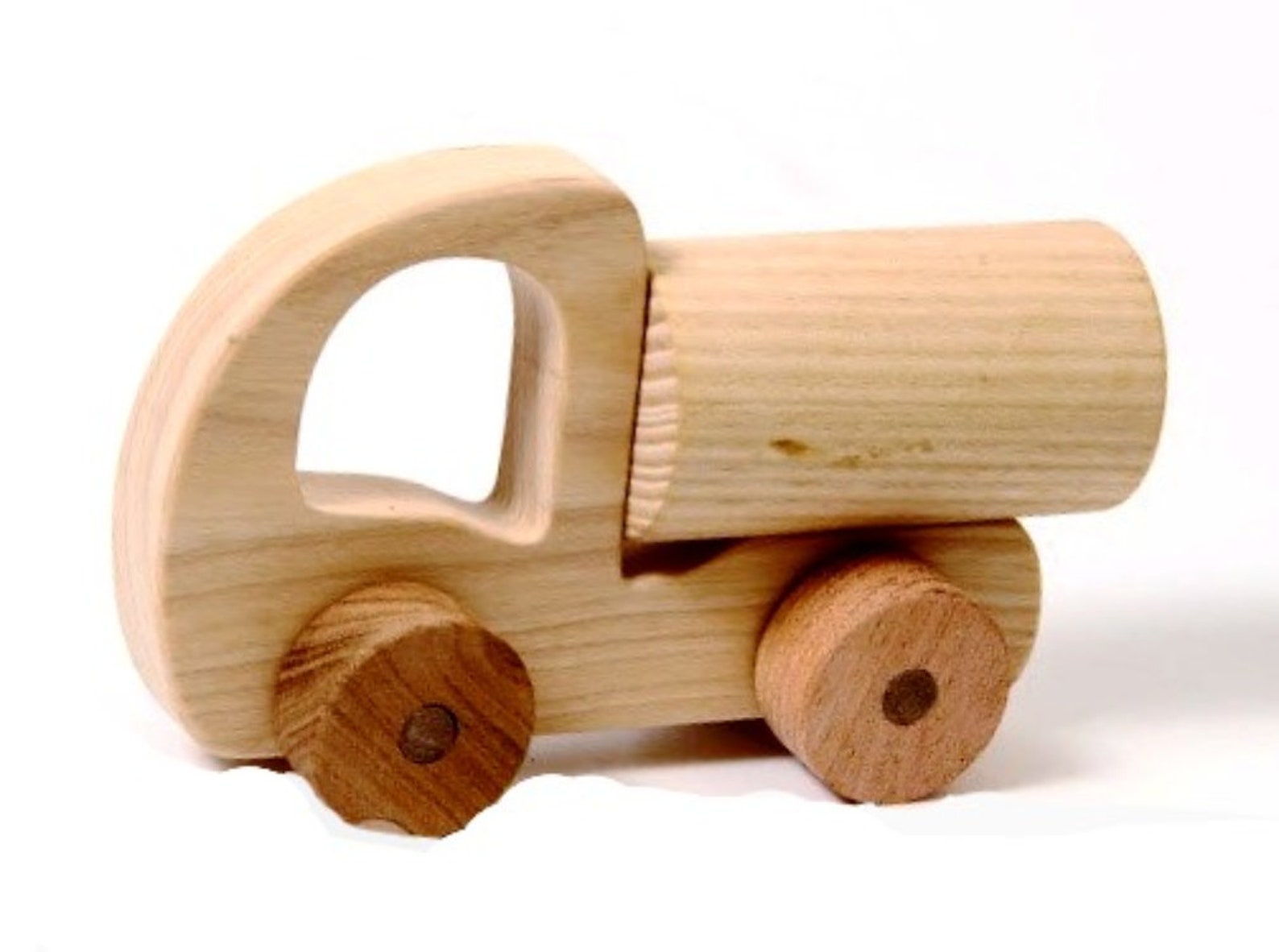 Wooden Tanker Car Toy Truck Car With Rotating Wheels Organic - Etsy