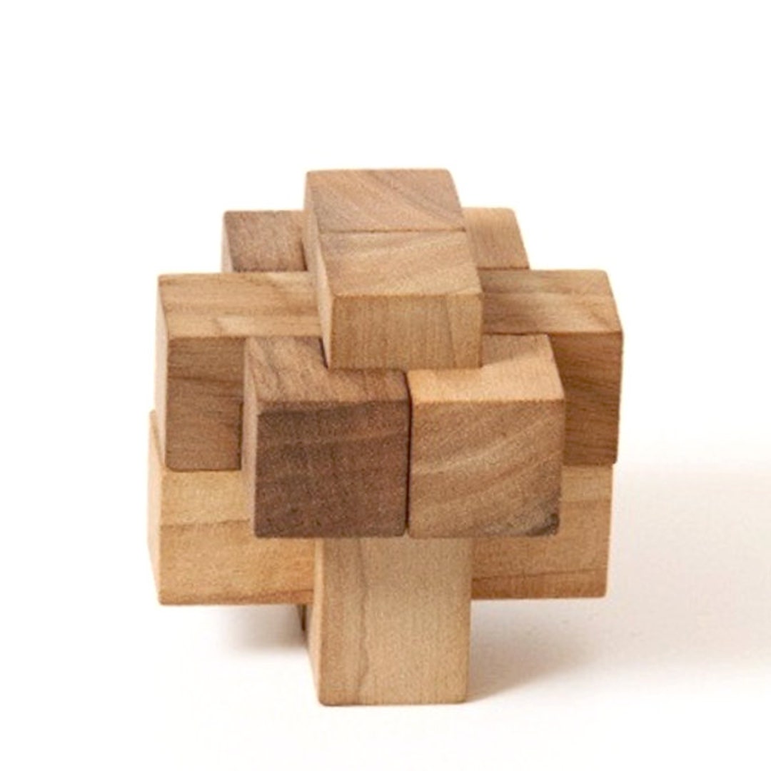 Deux pièces en bois casse-tête puzzles pour adultes 3-D Desktop Toys pour  enfants Démonter et assembler des puzzles pour adultes (difficulté  intermédiaire-globe)