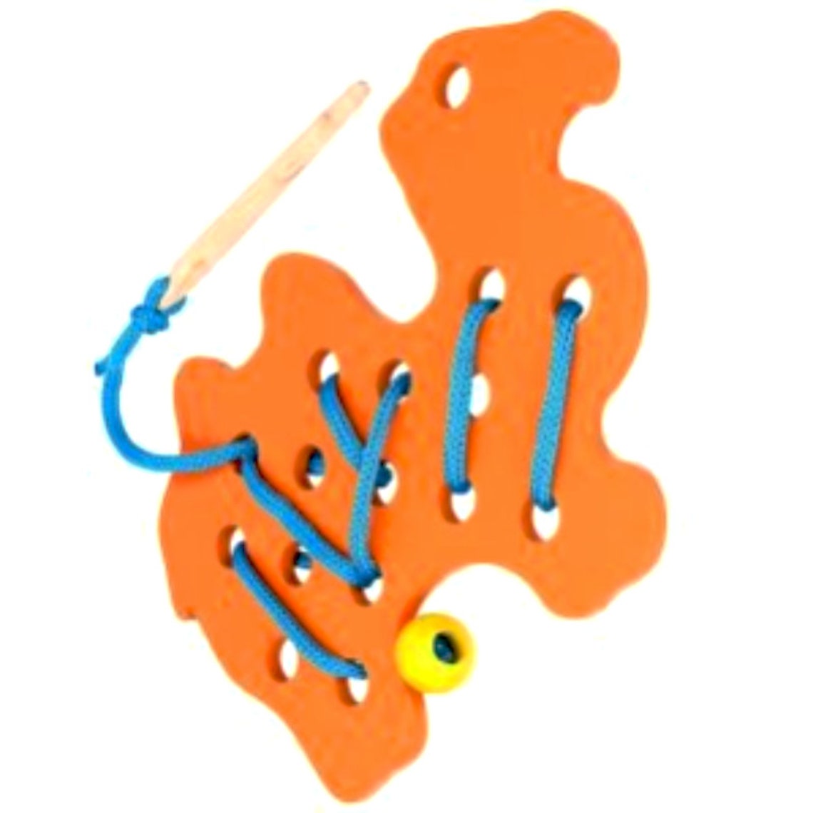 Wooden Сamel Lacing Toy, Lacing Camel Toy, Wood Camel, Wood Animal