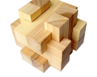 3D Puzzle Cross, 12 Piece Burr, 3D puzzle casse-tête en bois, Burr Puzzle,  puzzle en bois, casse-tête, 3Dpuzzle, Jeu desprit, Jeu éducatif -   France