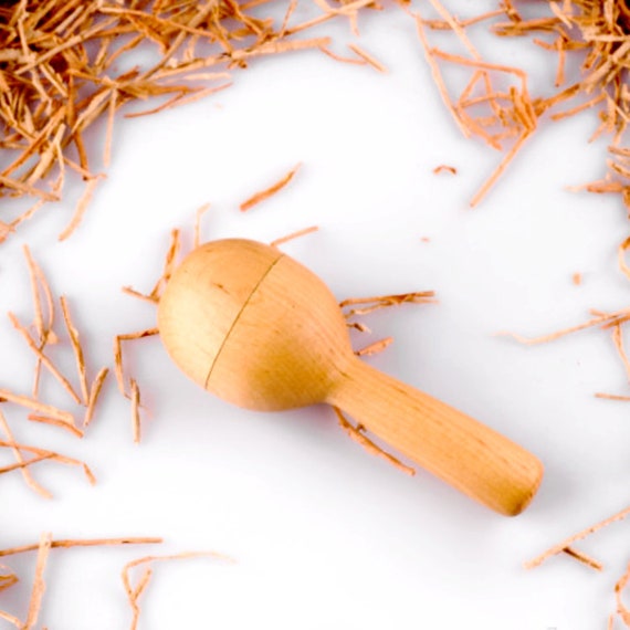 wooden maracas baby