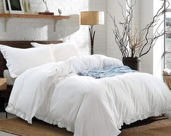 Ruffle Comforter Etsy