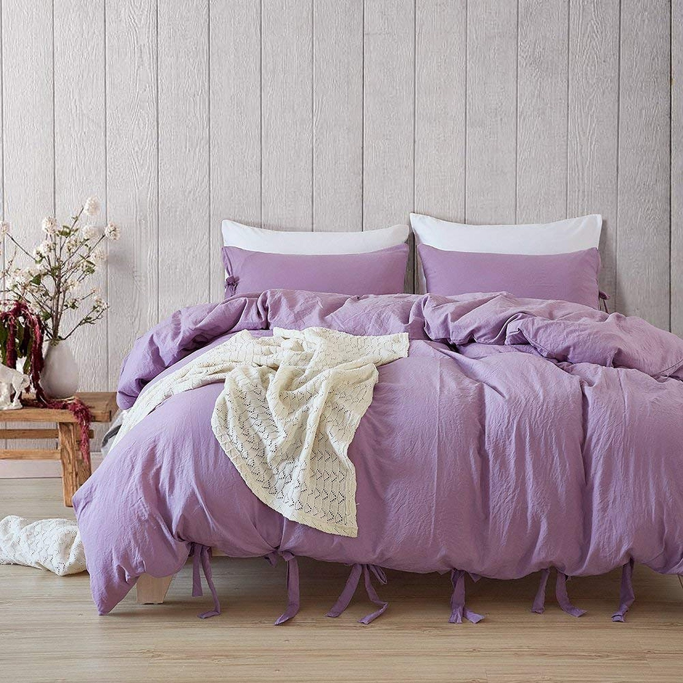 Duvet Cover 3 Pieces Cotton Duvet Cover with duvet ties with Etsy