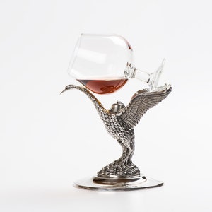 Vintage Spanish Brandy Cognac Glass Warmer