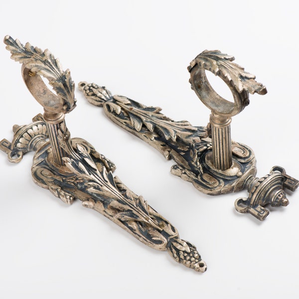 Curtain Pole Holder Etsy