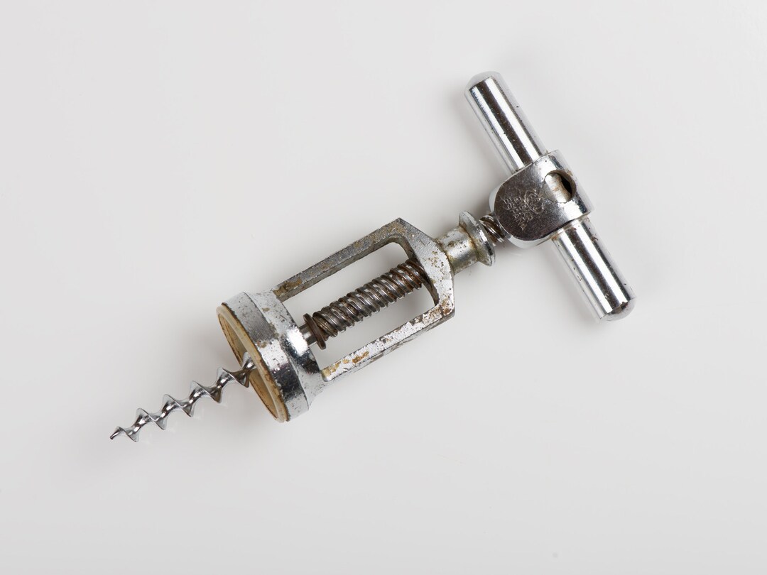 Vintage Corkscrew BOJ Handheld Bottle Opener Cellar Type Etsy