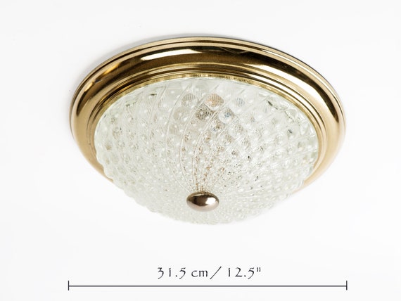 Bubble glass flush mount light online