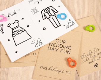 Kids Wedding Activity Kit | WEDDING COLORING BOOK