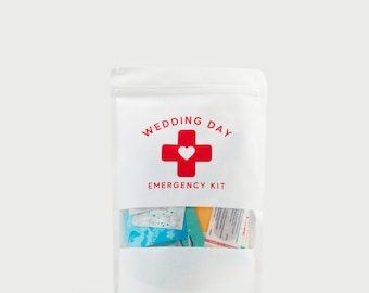 Bride's Wedding Emergency Kit - up to 26 items | Gift for brides, maid of honor, mother of the bride