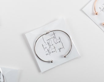 Tie the Knot Bridesmaid Bracelet | Bridal Party Proposal | Love Knot Jewelry Gift for Bridesmaids
