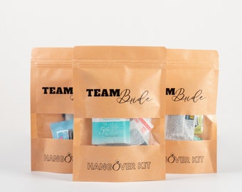 Team Bride Hangover Recovery Kit - up to 14 items | BACHELORETTE PARTY FAVORS