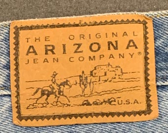 Vintage 90s USA Arizona Jean Co Light Wash Straight Leg Jeans Girls Youth 14