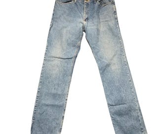 Urban Pipeline Mens Jeans Straight Leg Light Wash Blue Denim  36x36 Y2K Skater