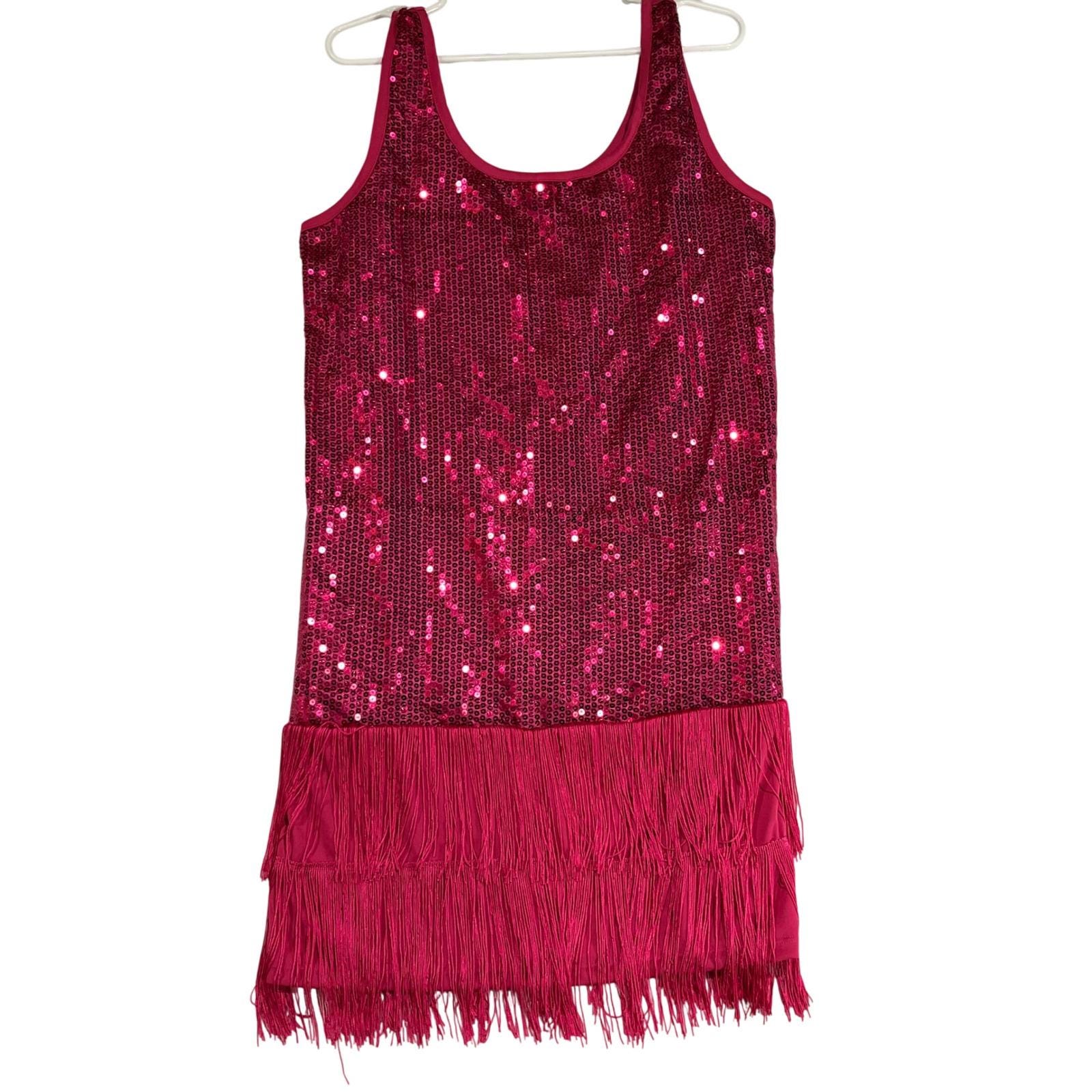 Pink Fringe Dress - Etsy