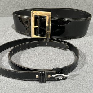 Wide Patent Belt - Etsy
