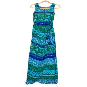 slim fit dress slacks Nina Maxi Dress, in Cottage Floral Blue, Size: Xs | Show Me Your Mumu main image 1