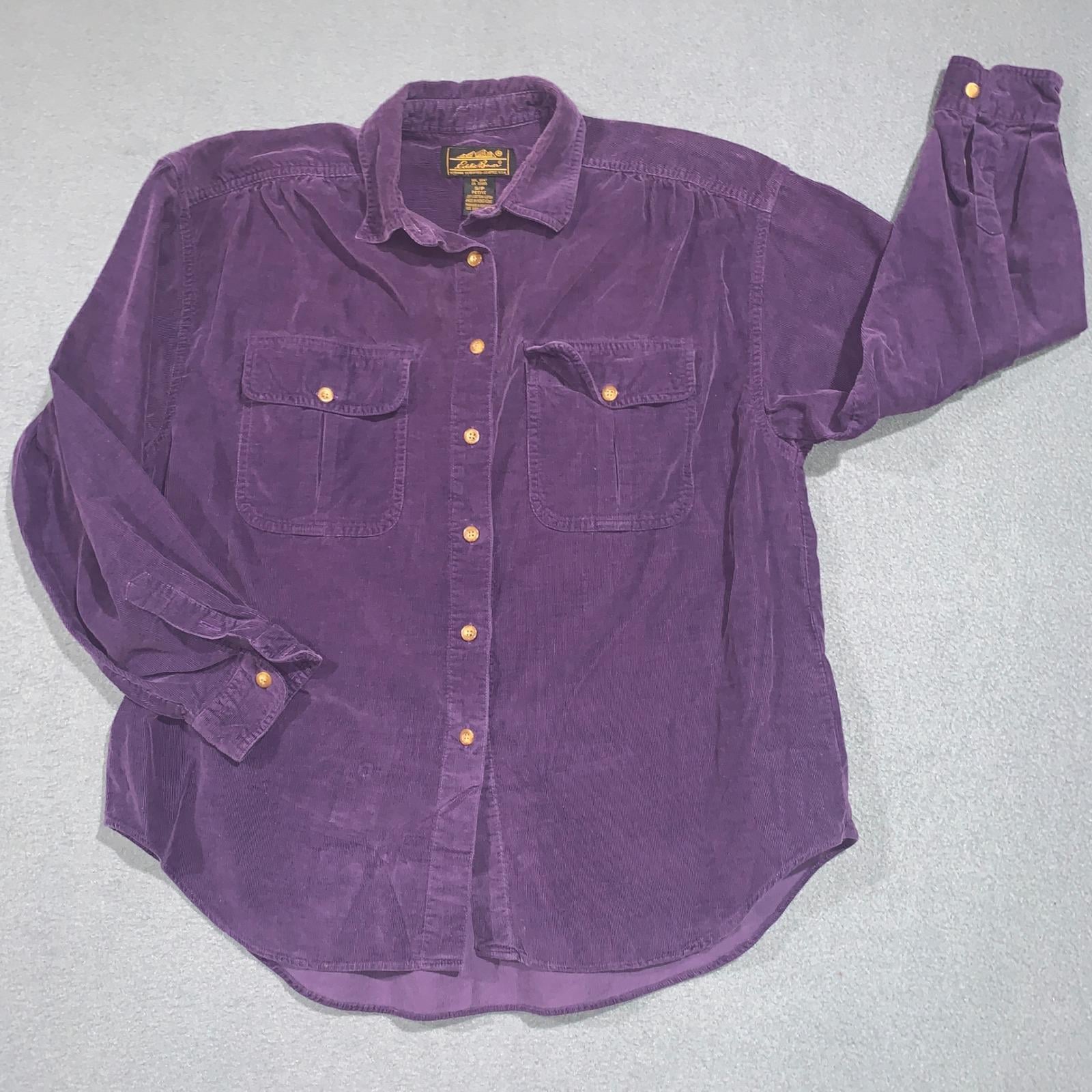 Purple Corduroy Shirt - Etsy