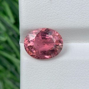 AAA Natural Rubellite Tourmaline Oval Cut 2.00 Carat 9.5x7.5x4 mm Rare Raspberry Pink Gemstone October Birthstone for Custom Jewelry