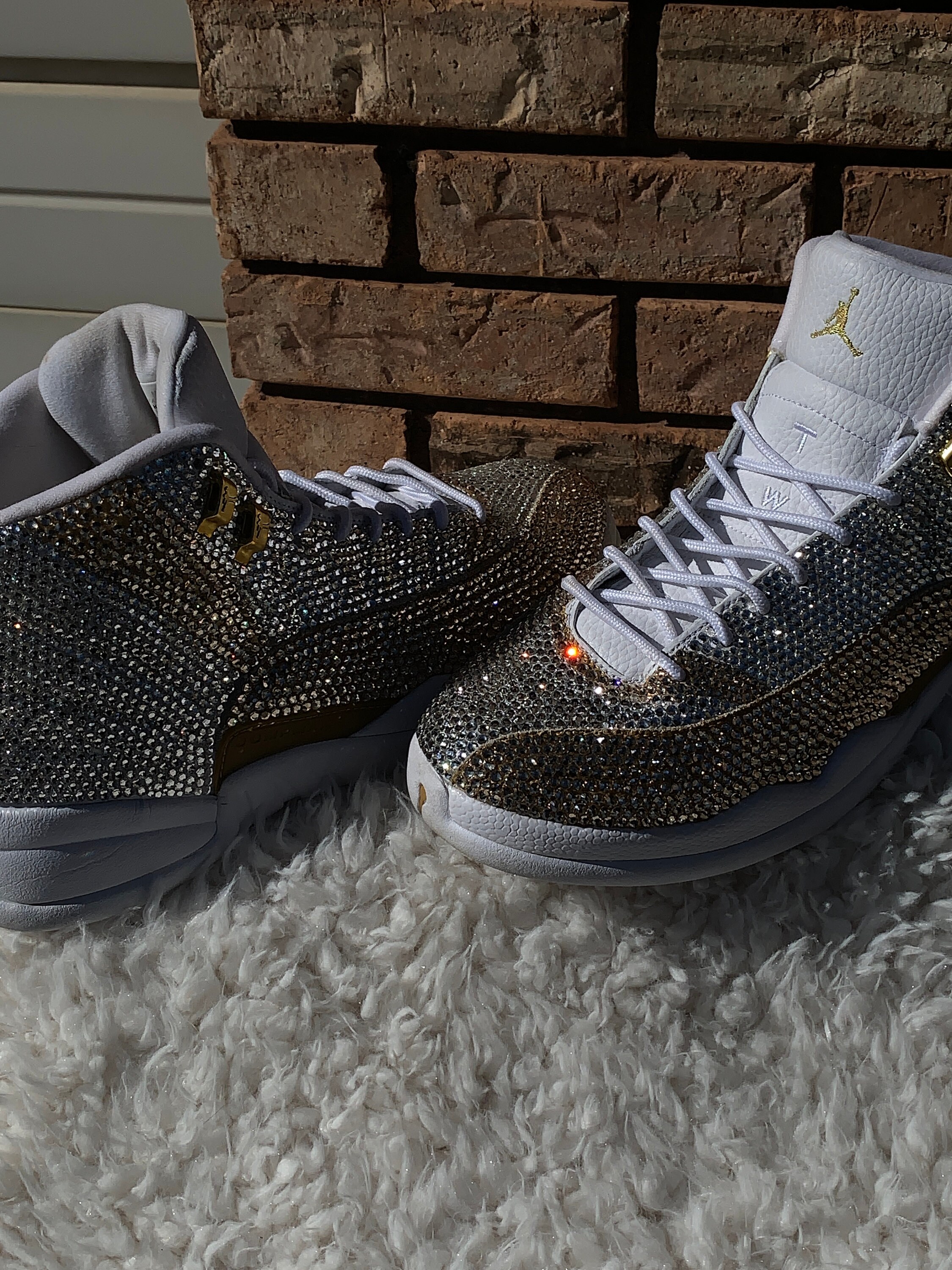 blinged out jordans