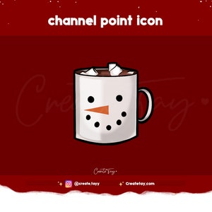 Snowman Mug Channel Point Icon